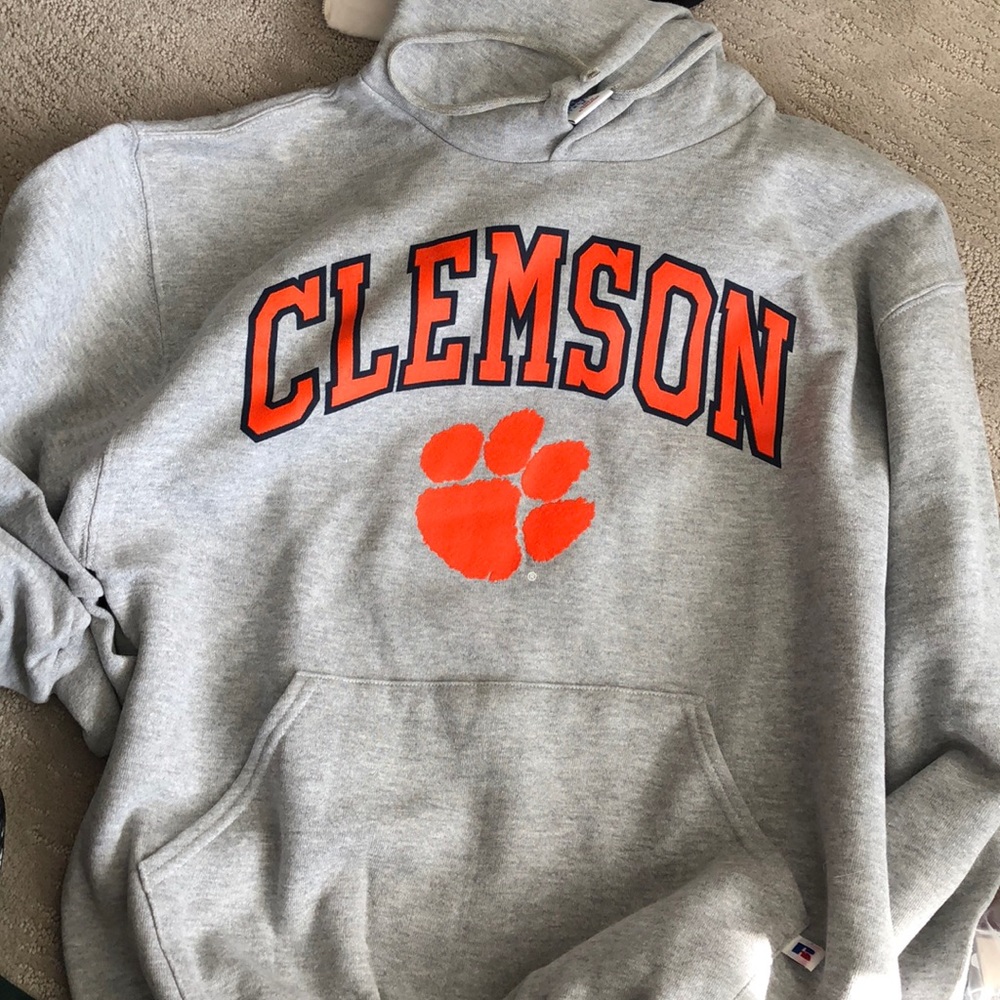 Clemson grey sweatshirt